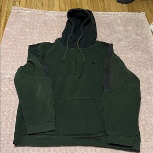 Under Armour Men's Dark Green and Black Hoodie